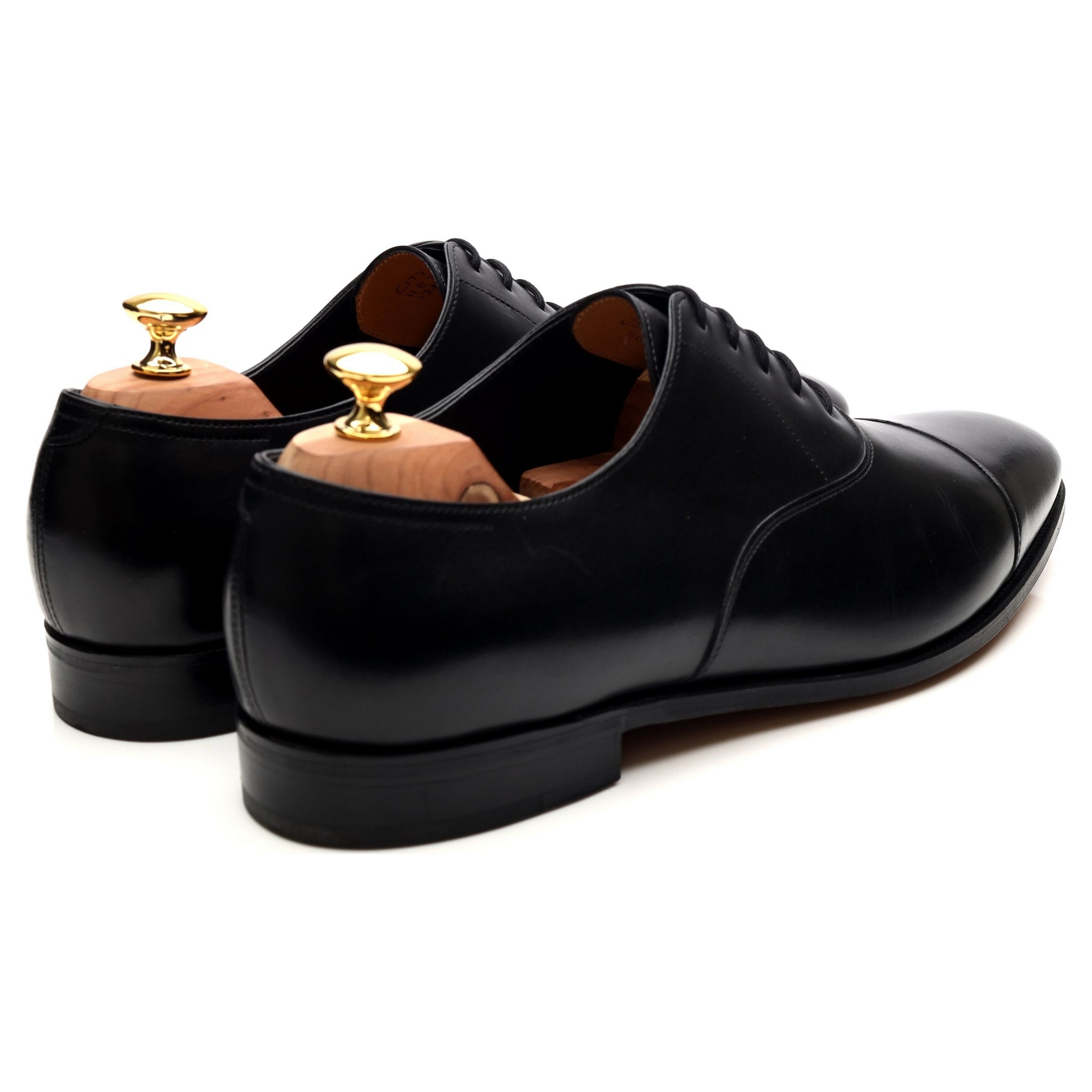 City II' Black Leather Oxford UK 11 E - Abbot's Shoes