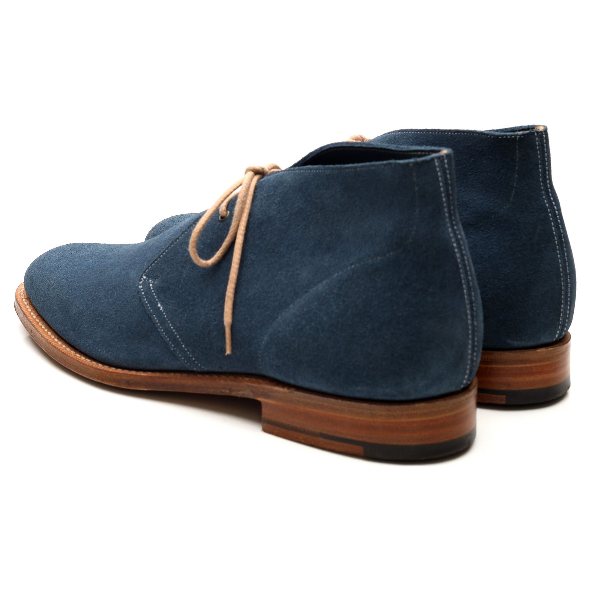 Blue 2024 suede chukka