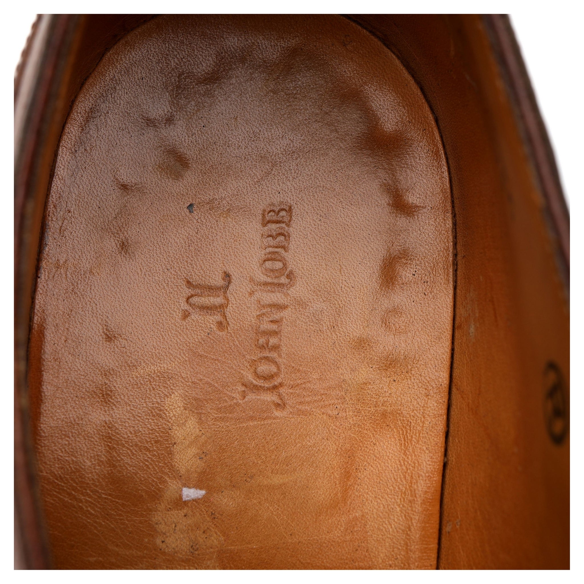 Chambord' Tan Brown Leather Split Toe Derby UK 11 E - Abbot's Shoes