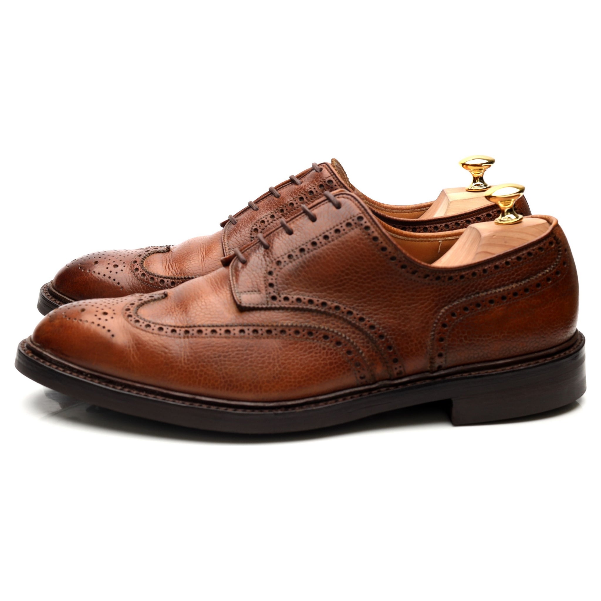 Crockett and jones hot sale pembroke tan scotch grain