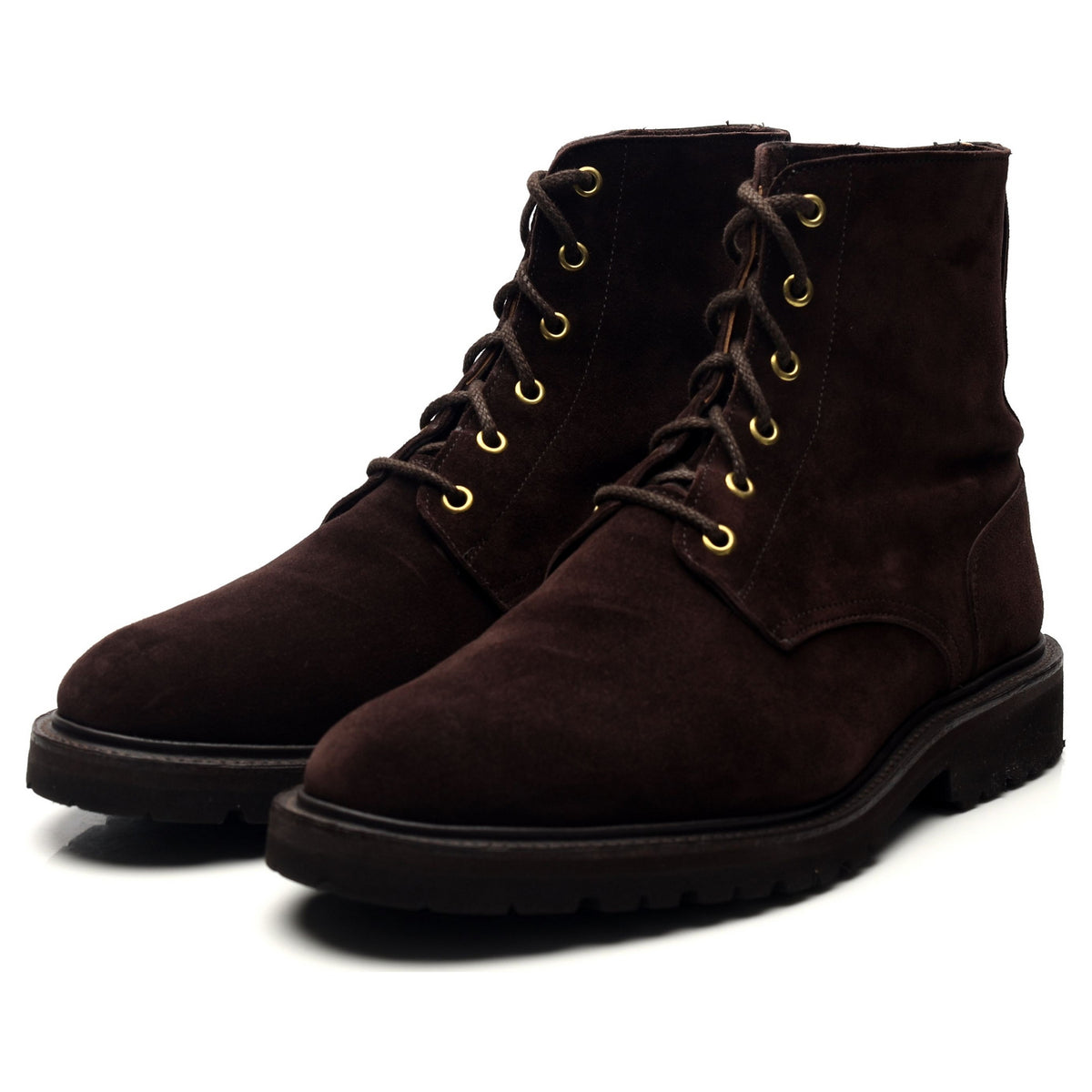 &#39;Bernwood&#39; Dark Brown Suede Boots UK 9