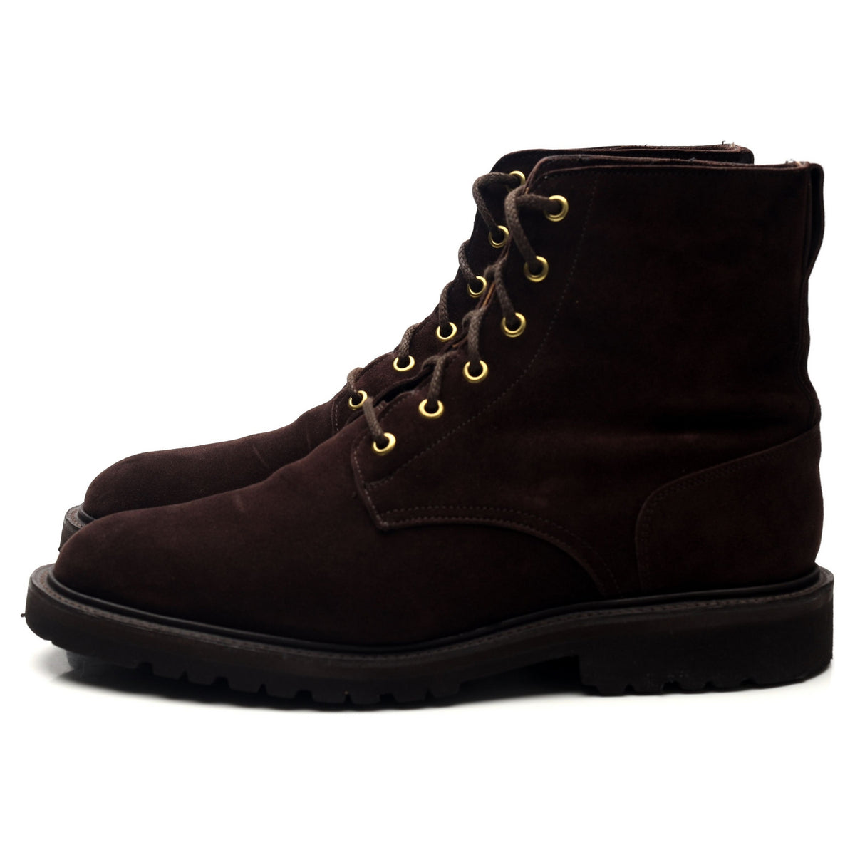 &#39;Bernwood&#39; Dark Brown Suede Boots UK 9