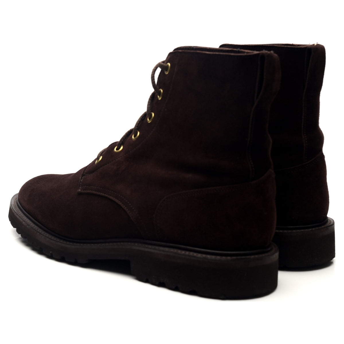 &#39;Bernwood&#39; Dark Brown Suede Boots UK 9