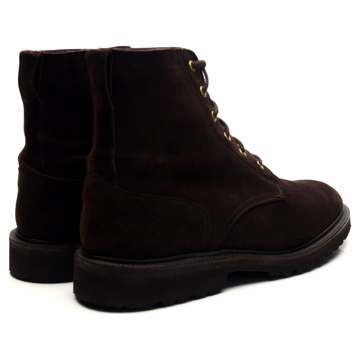 &#39;Bernwood&#39; Dark Brown Suede Boots UK 9