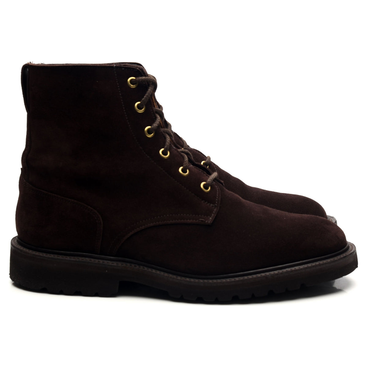 &#39;Bernwood&#39; Dark Brown Suede Boots UK 9