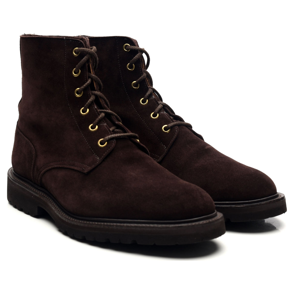 &#39;Bernwood&#39; Dark Brown Suede Boots UK 9