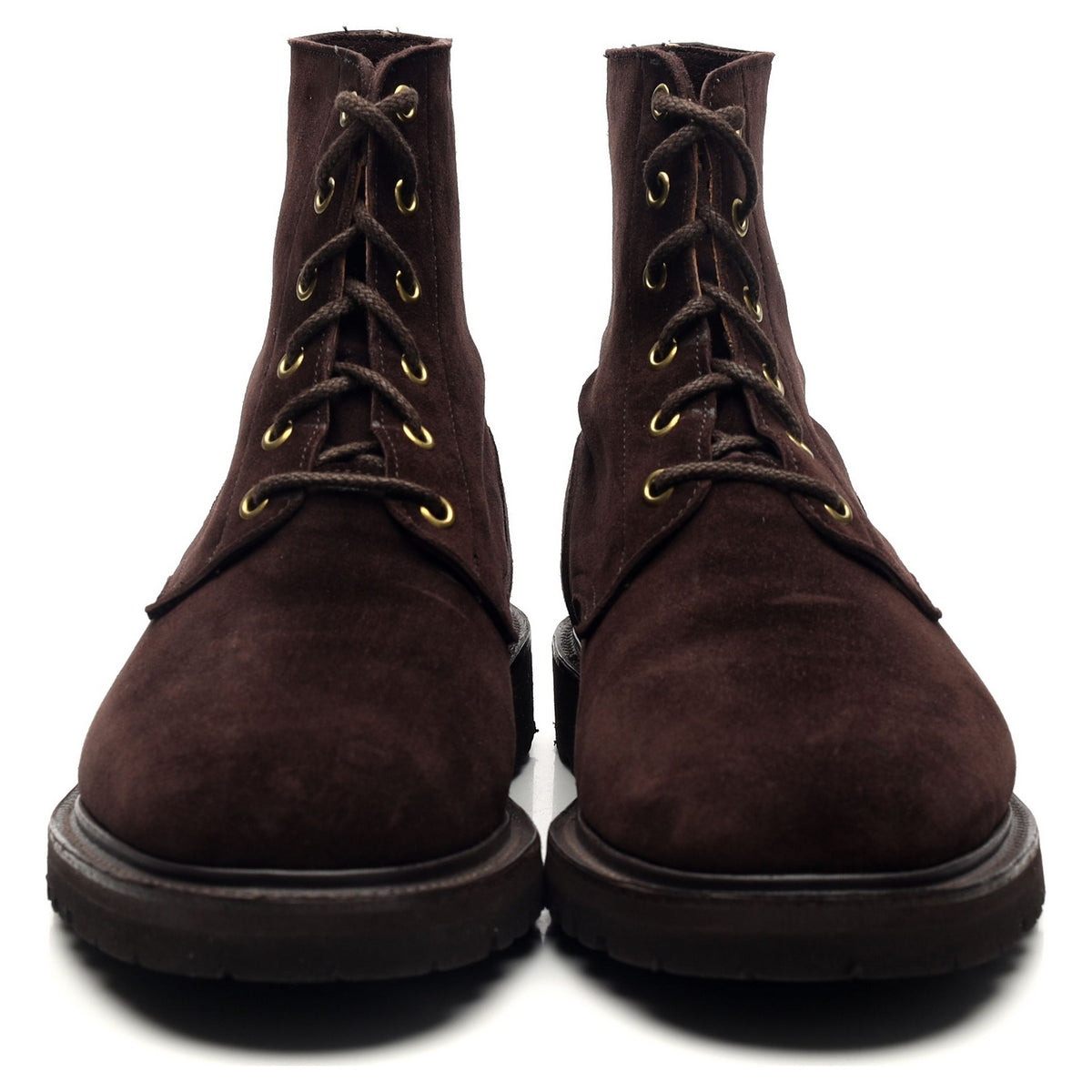 &#39;Bernwood&#39; Dark Brown Suede Boots UK 9