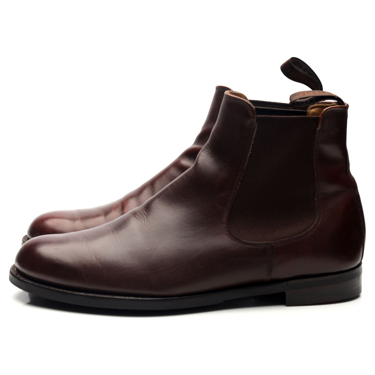 &#39;Barnes&#39; Brown Leather Chelsea Boots UK 8.5 F