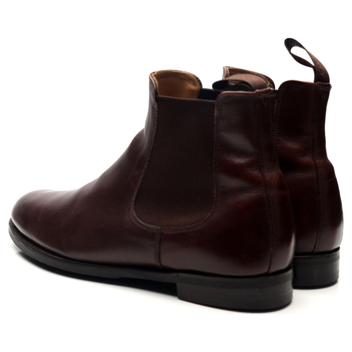 &#39;Barnes&#39; Brown Leather Chelsea Boots UK 8.5 F