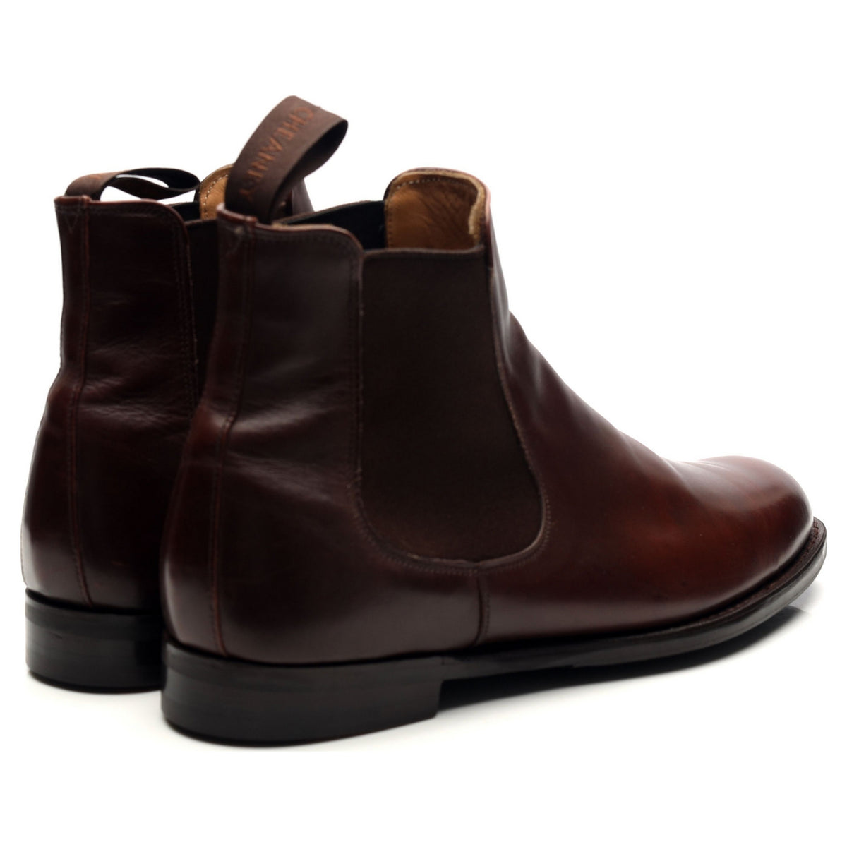 &#39;Barnes&#39; Brown Leather Chelsea Boots UK 8.5 F