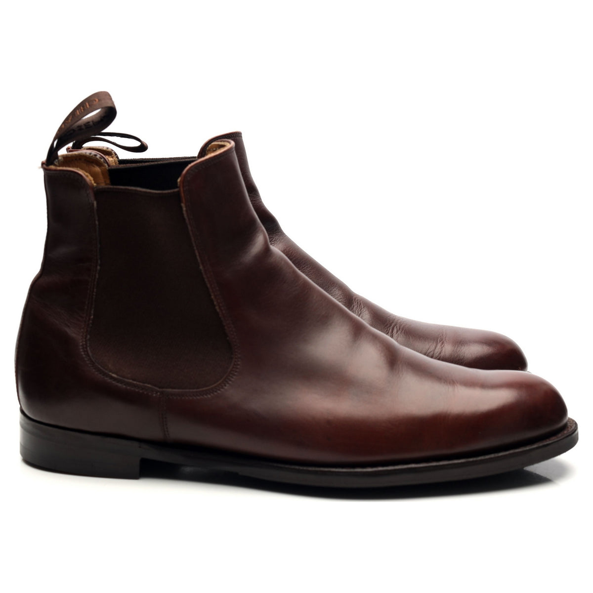 &#39;Barnes&#39; Brown Leather Chelsea Boots UK 8.5 F