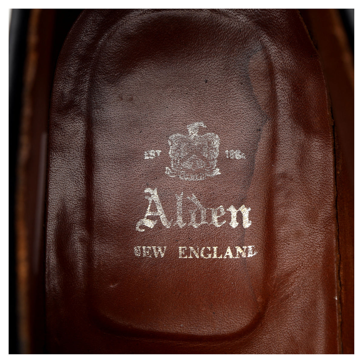 &#39;9741&#39; Black Cordovan Leather Oxford Brogues UK 7 US 8 D