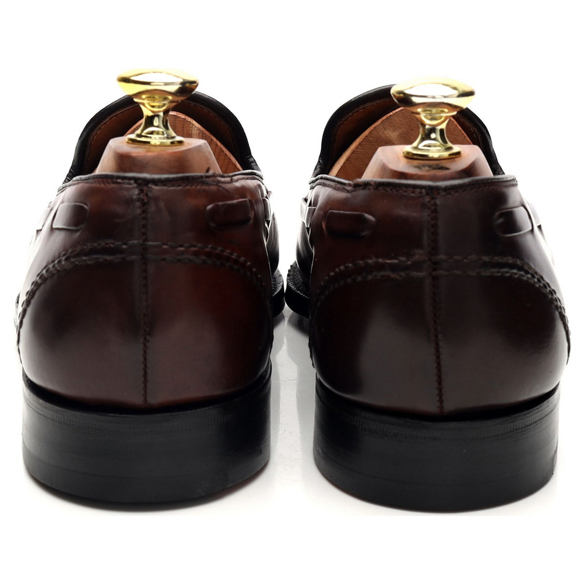 Burgundy Cordovan Leather Tassel Loafers UK 7 US 8 D