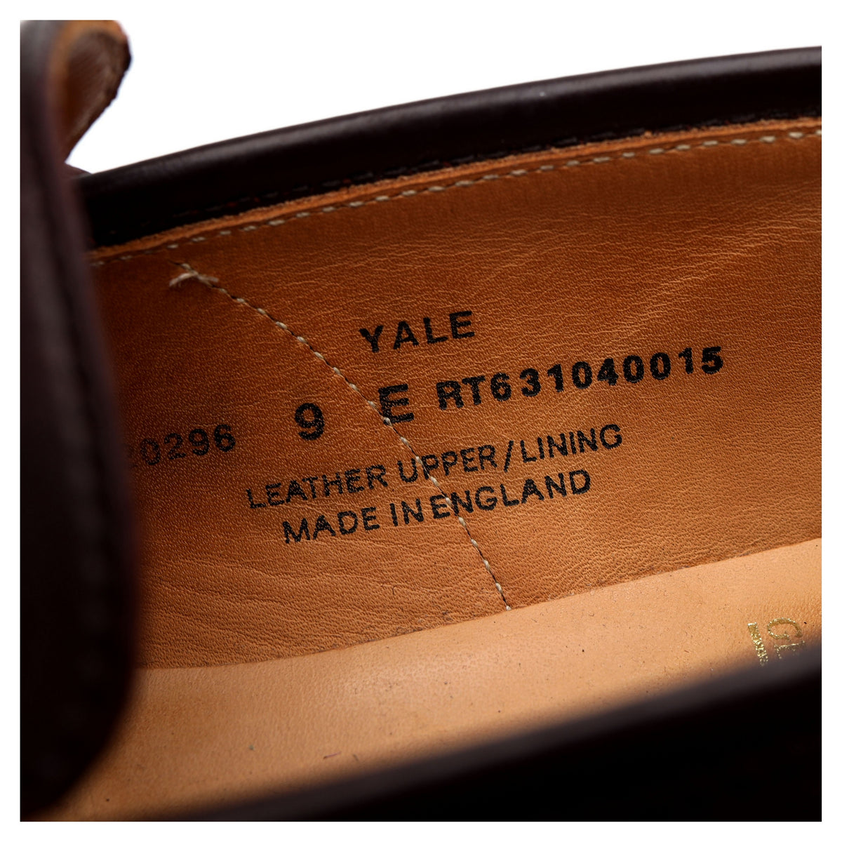 &#39;Yale&#39; Burgundy Cordovan Leather Full Strap Loafers UK 9 E