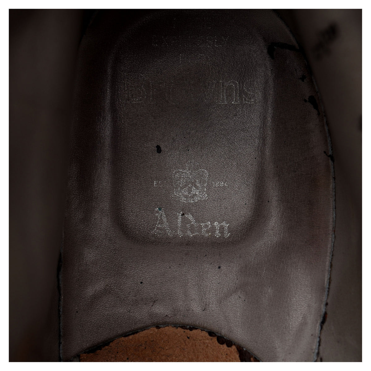 &#39;45677H&#39; Black Cordovan Leather Boots UK 10.5 US 11 D