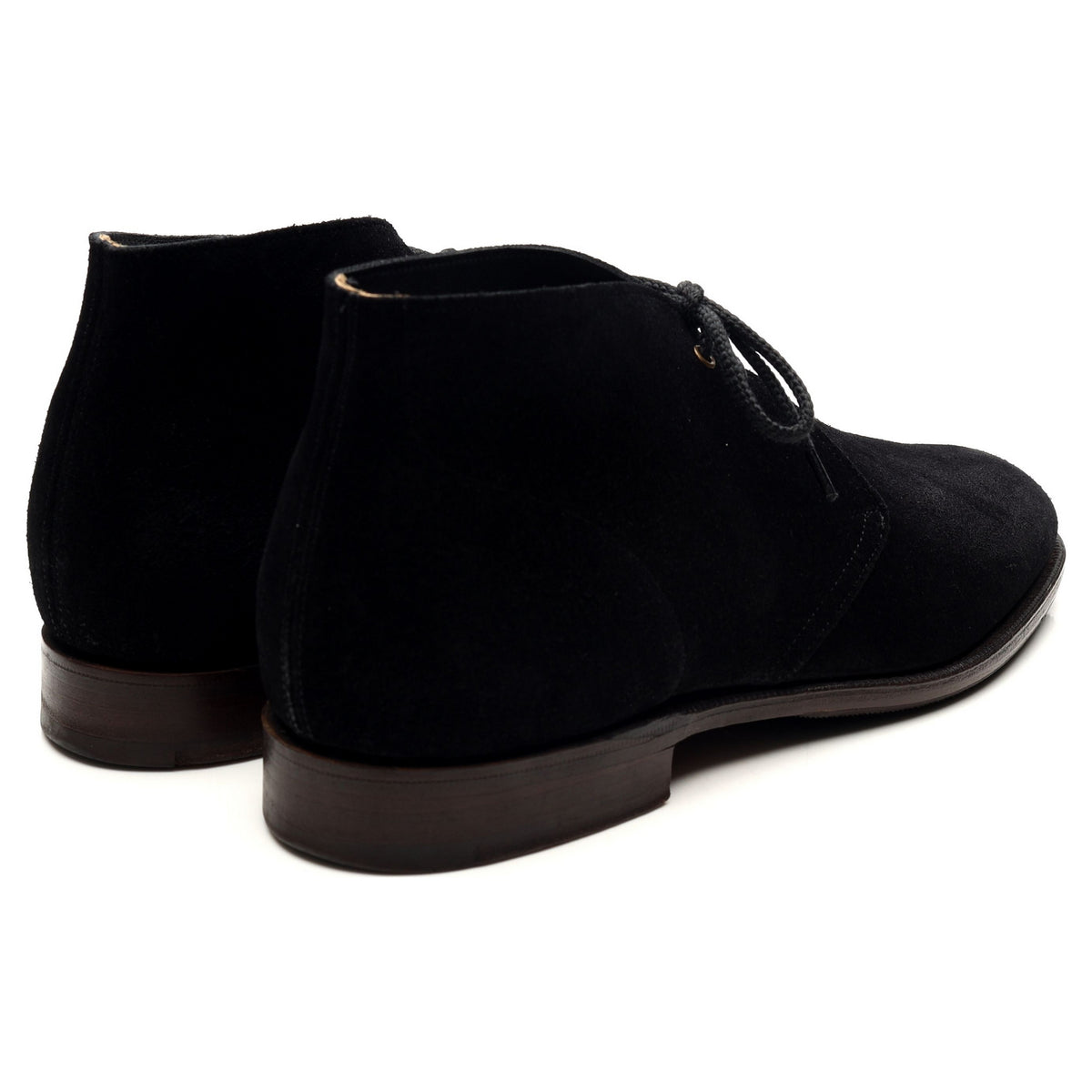 &#39;Sahara&#39; Black Suede Chukka Boots UK 7 F