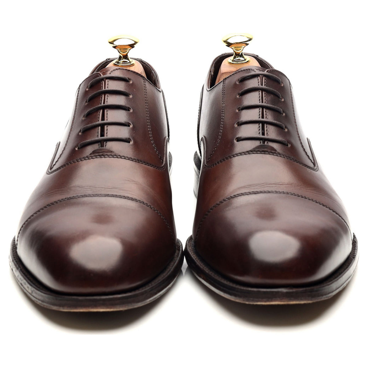1880 &#39;Stonegate&#39; Dark Brown Leather Oxford UK 8.5 F