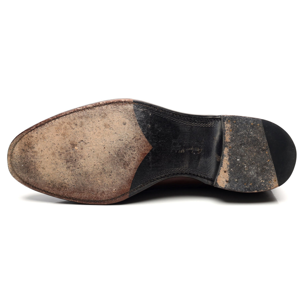 1880 &#39;Stonegate&#39; Dark Brown Leather Oxford UK 8.5 F