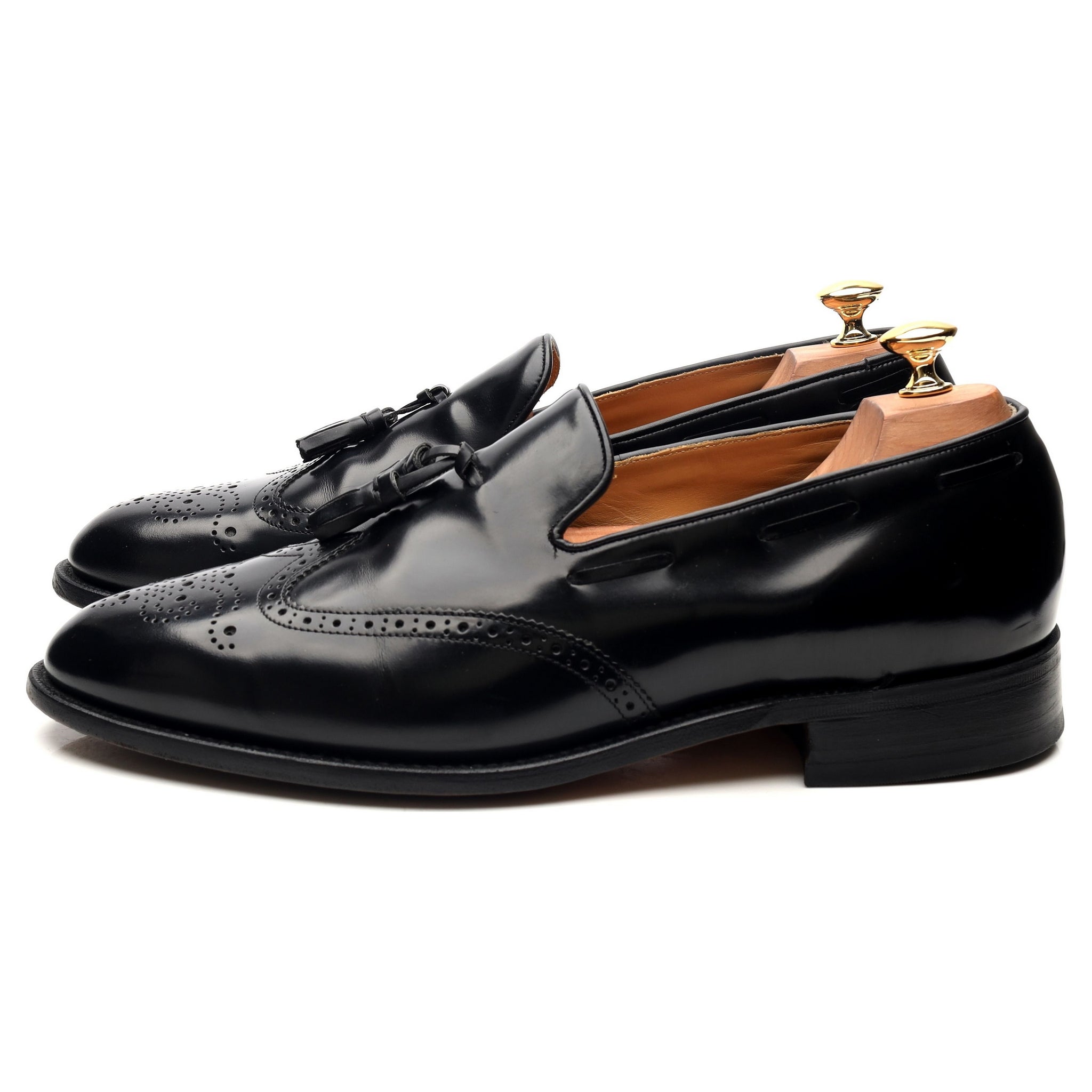 Barker black sale loafers