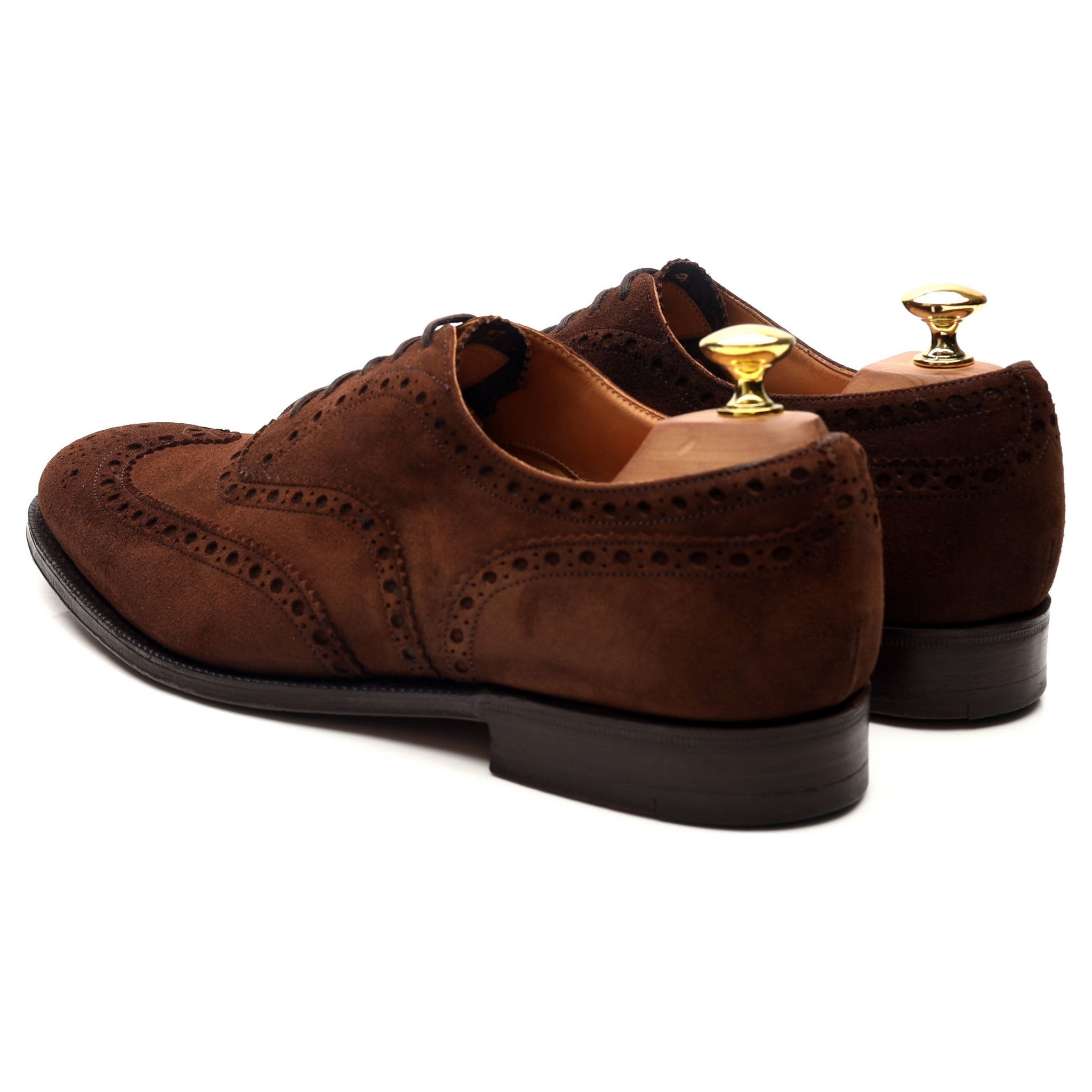 9 UK Brogues Suede Brown Sand Fairfield' 8h FAIRFIELD Church’s F Shoes Abbot's - 靴