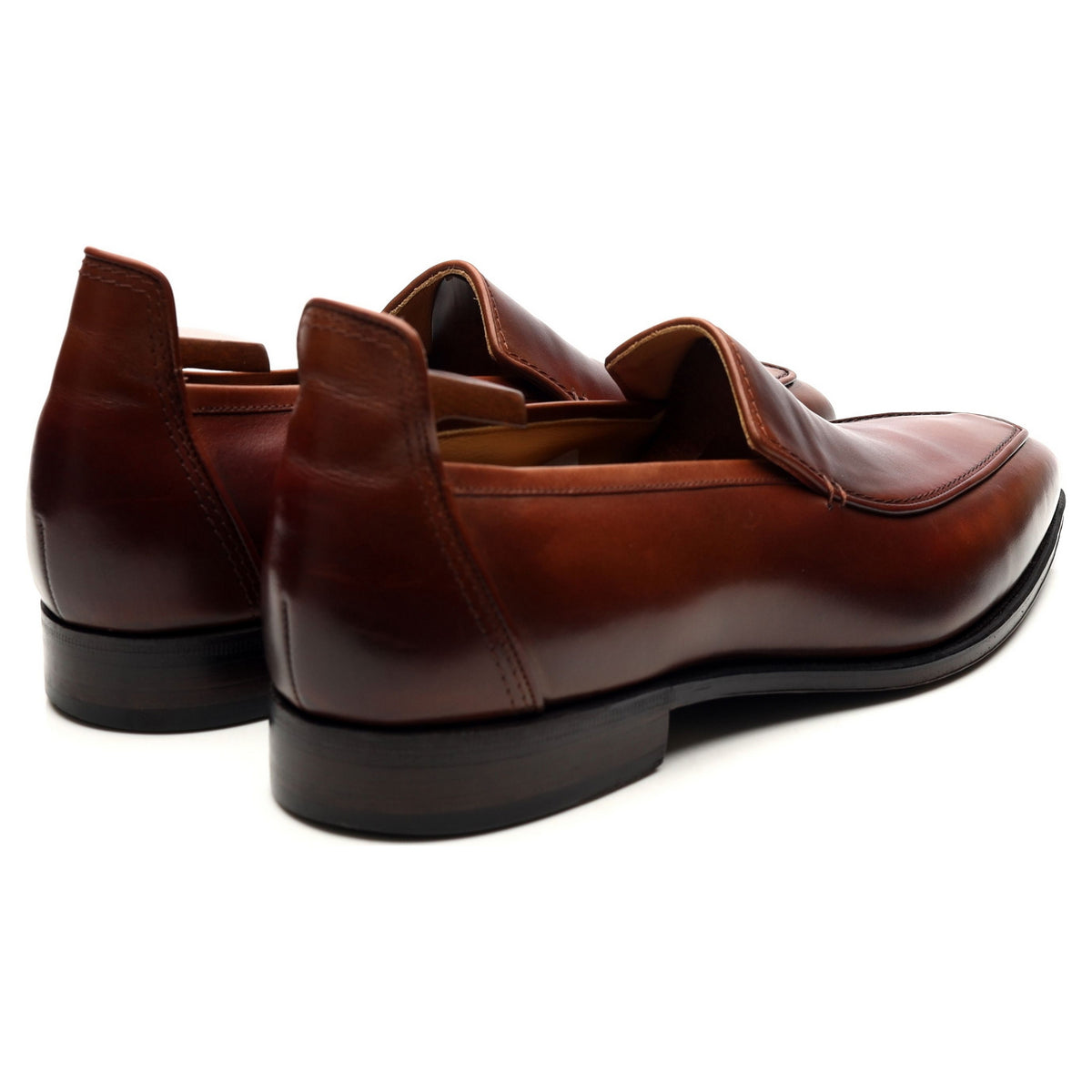 &#39;Brighton&#39; Brown Leather Loafers UK 7.5 E
