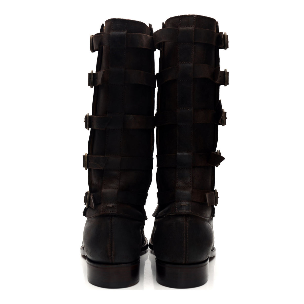 Kingsman &#39;Vaughn&#39; Dark Brown Rough-Out Suede Boots UK 7.5 E