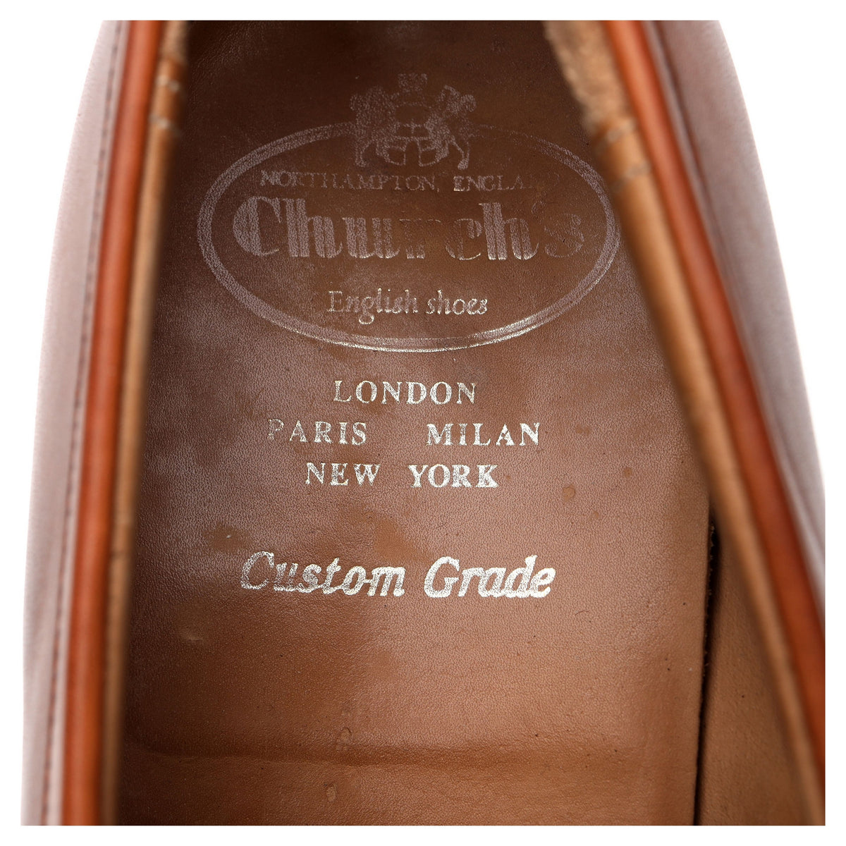 &#39;Darwin&#39; Tan Brown Leather Loafers UK 9.5 G