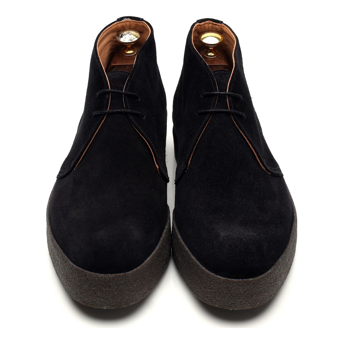 &#39;Hi Top&#39; Black Suede Chukka Boots UK 10 F