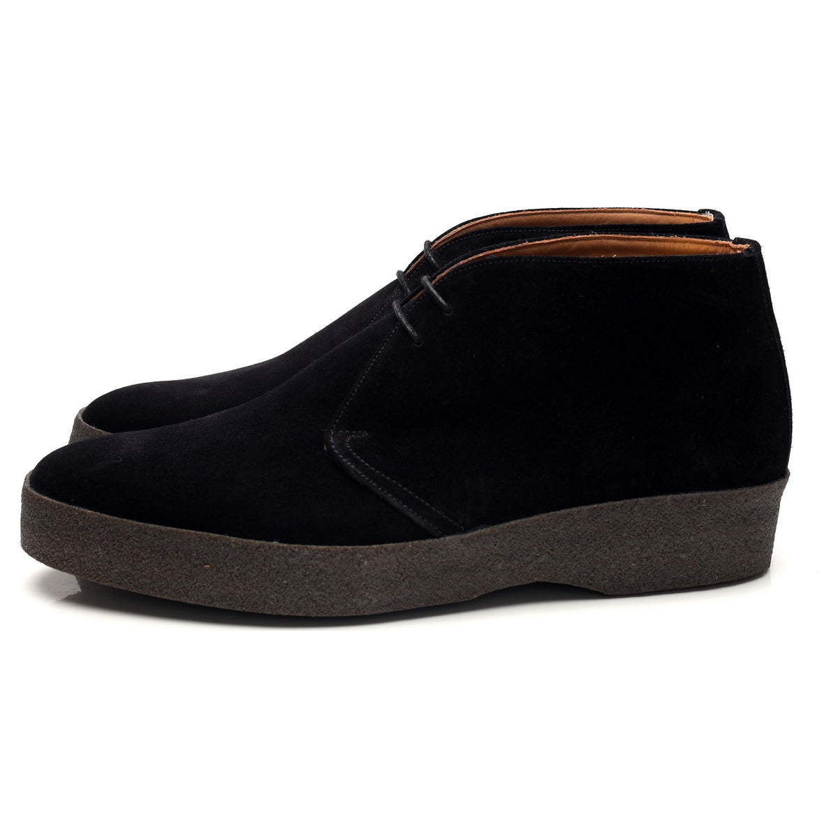 &#39;Hi Top&#39; Black Suede Chukka Boots UK 10 F