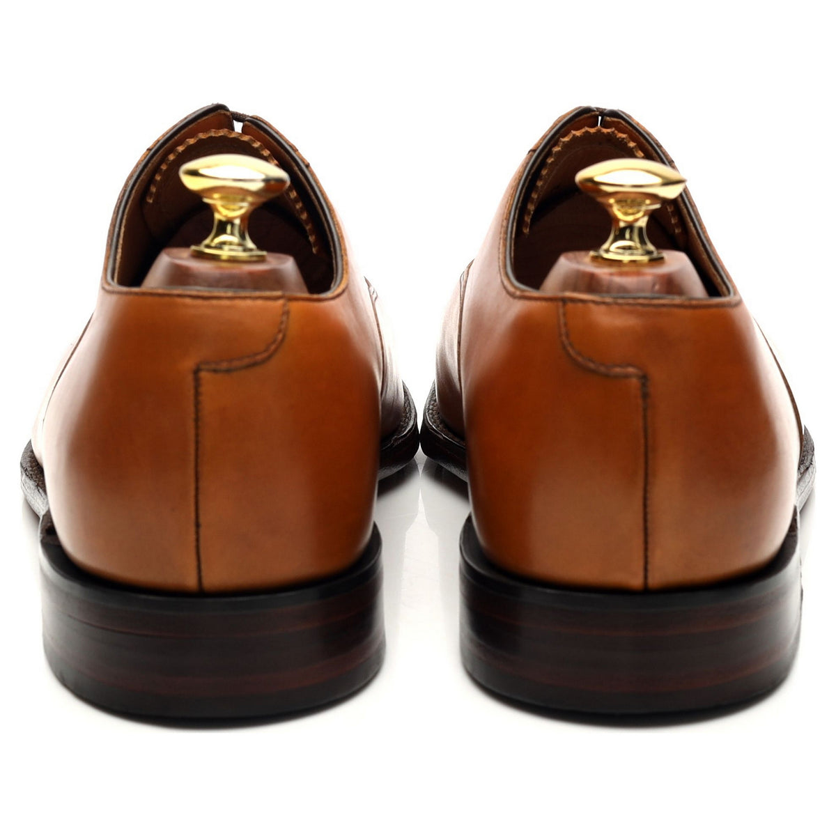 1880 &#39;Aldwych&#39; Tan Brown Leather Oxford UK 8.5 F