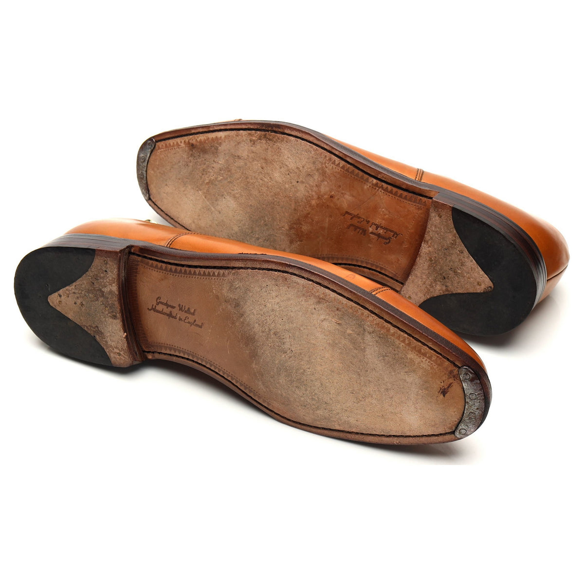 1880 &#39;Aldwych&#39; Tan Brown Leather Oxford UK 8.5 F