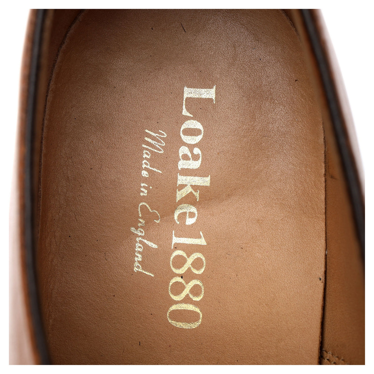 1880 &#39;Aldwych&#39; Tan Brown Leather Oxford UK 8.5 F