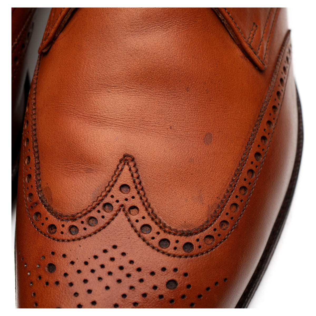 &#39;Chalfont&#39; Tan Brown Leather Monk Strap UK 9.5 E