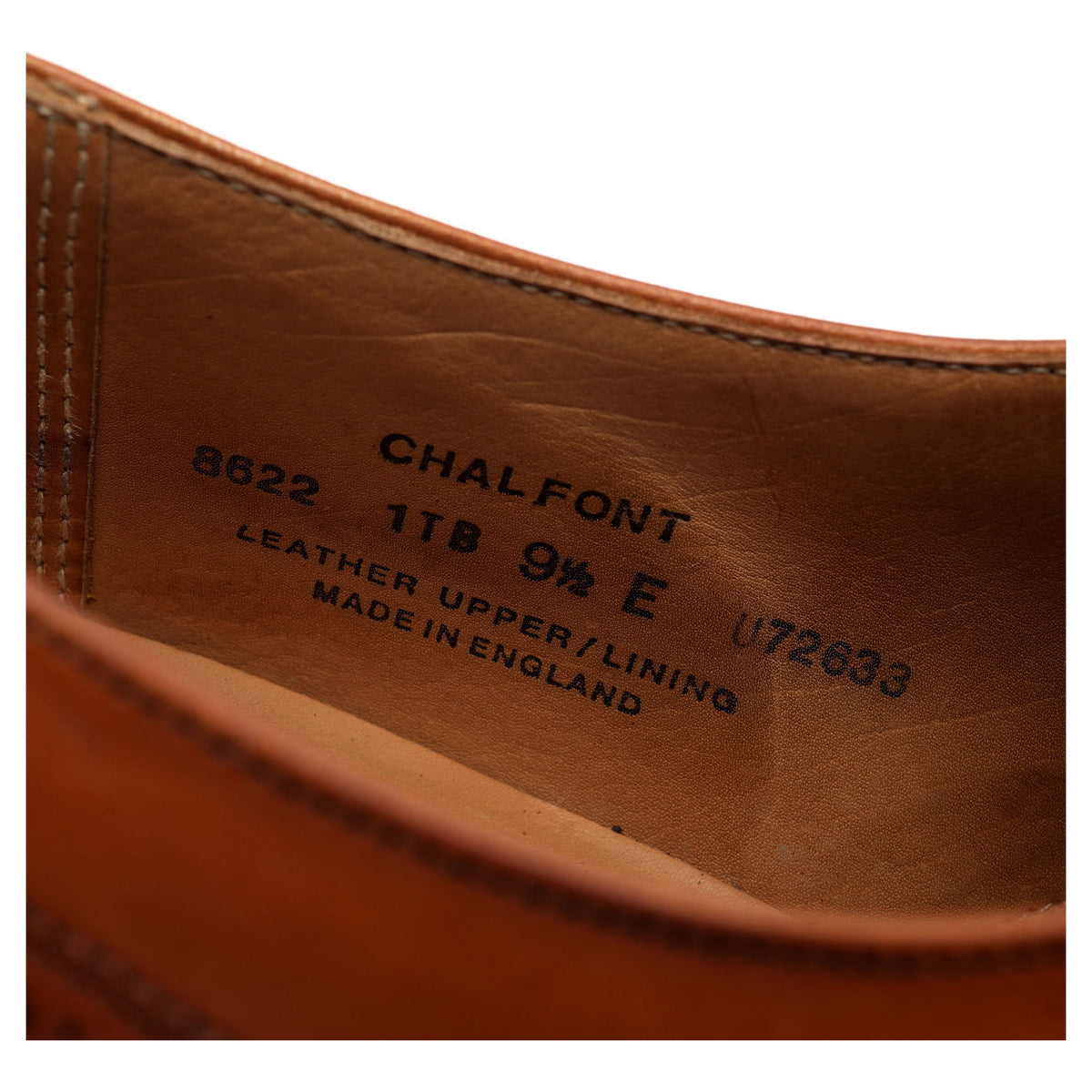 &#39;Chalfont&#39; Tan Brown Leather Monk Strap UK 9.5 E