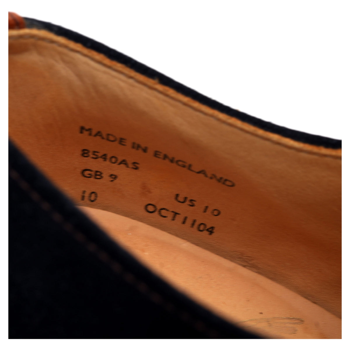 Mark McNairy &#39;The Saddle&#39; Blue Suede / Tan Brown Leather Derby UK 9 F