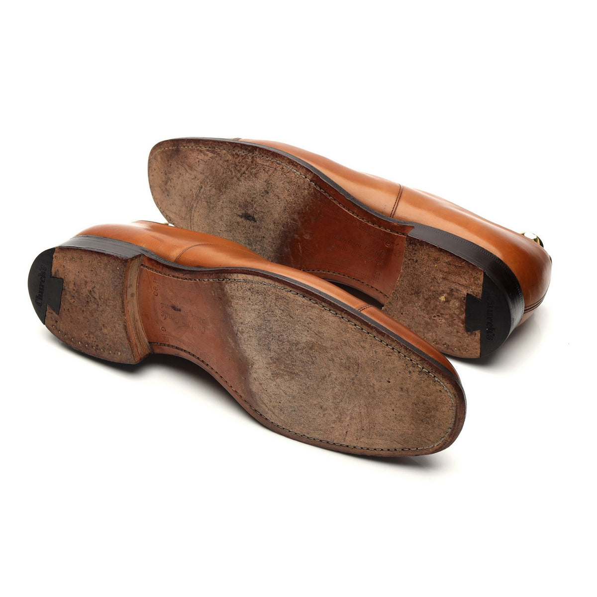&#39;Consul&#39; Tan Brown Leather Oxford UK 9 G