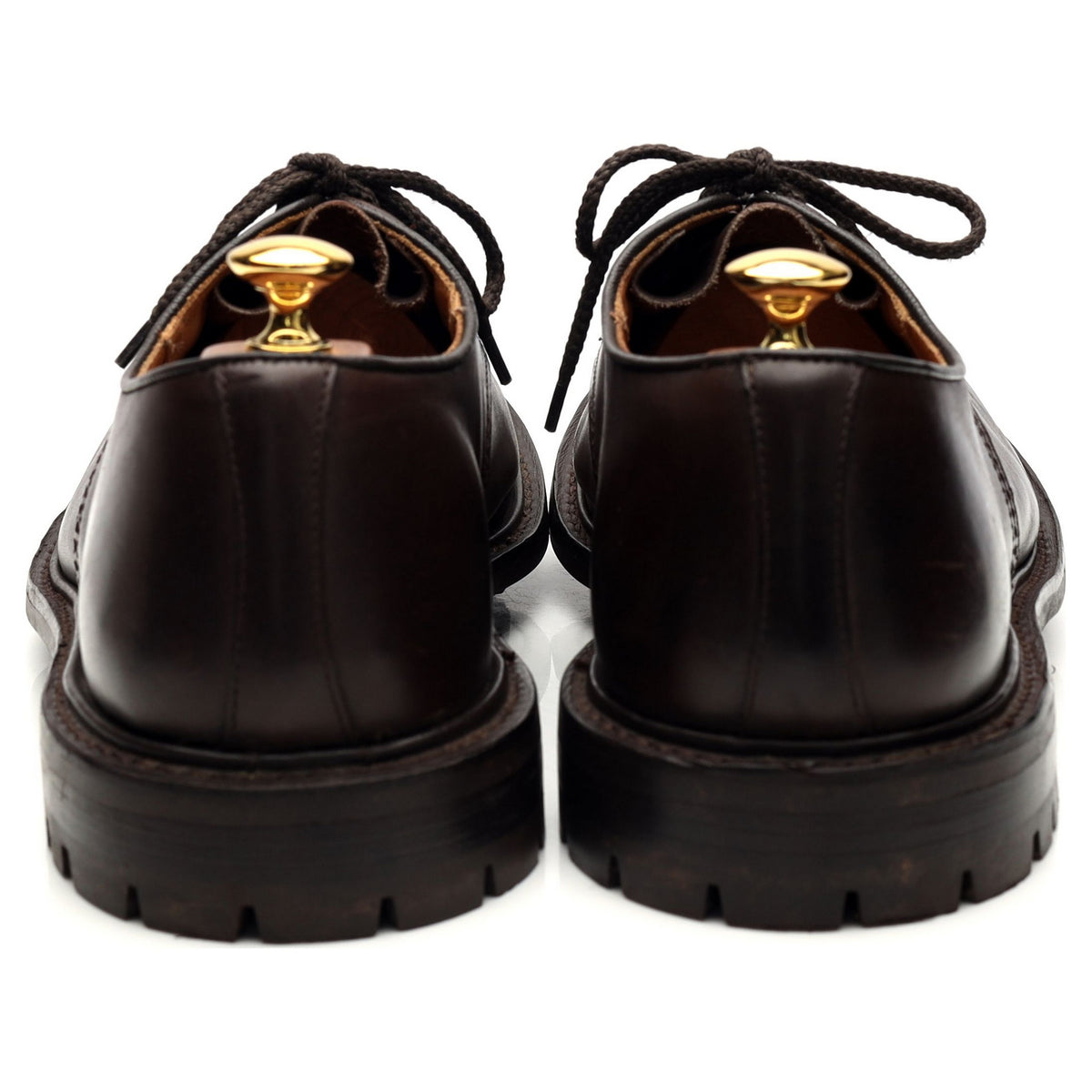 &#39;Daniel&#39; Dark Brown Leather Derby UK 11