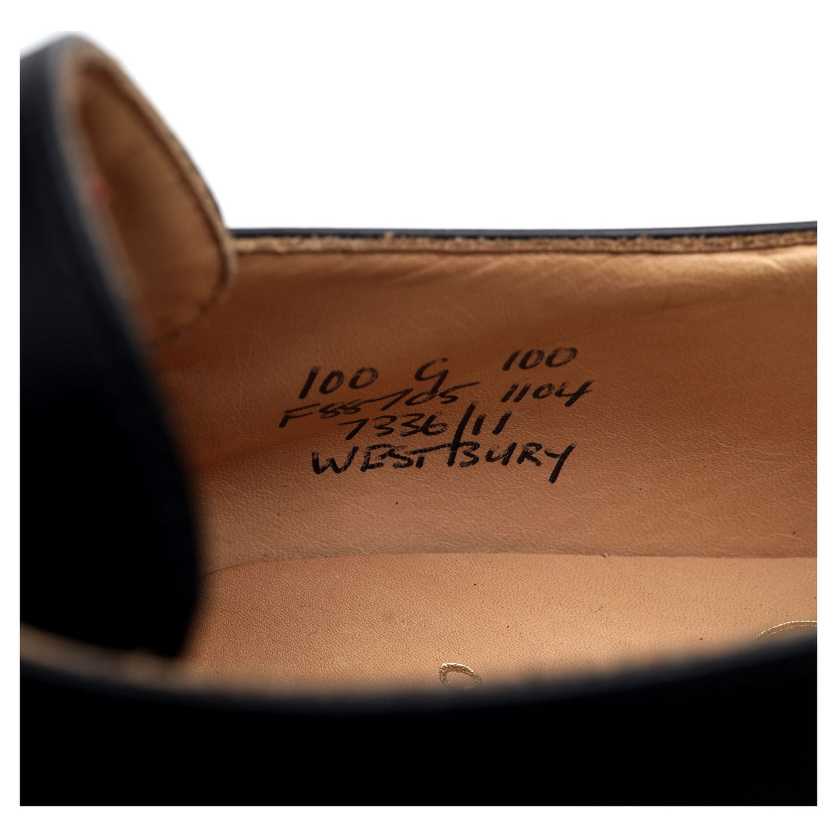 &#39;Westbury&#39; Black Leather Monk Strap UK 11 G