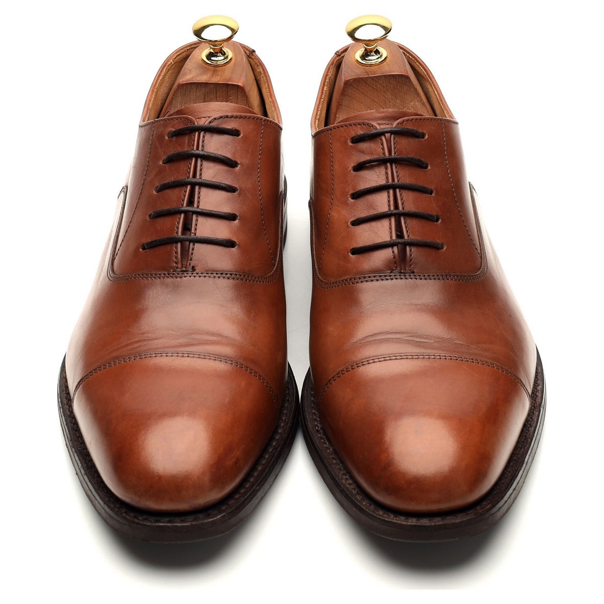 &#39;Archway&#39; Brown Leather Oxford UK 9.5 G