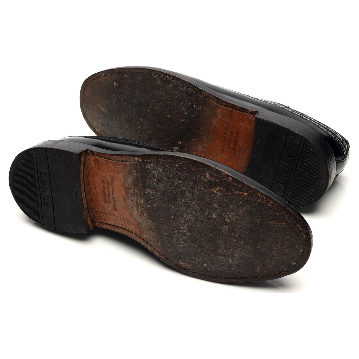&#39;Royal Brogue&#39; Black Leather Derby Brogues UK 9