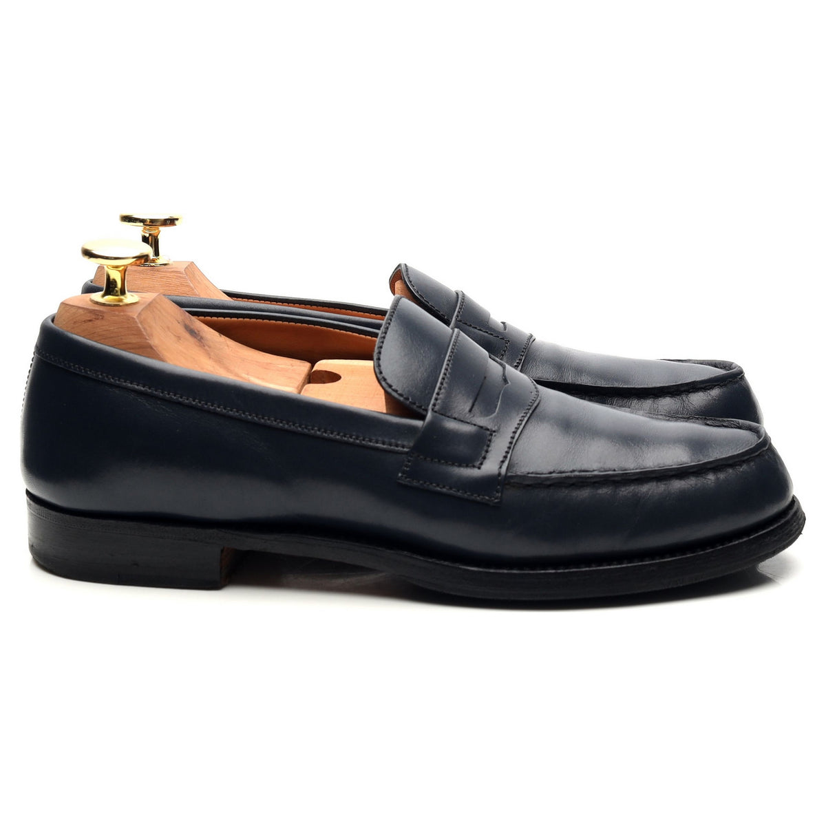 Women&#39;s &#39;180 Mocassin&#39; Navy Blue Leather Loafers 3 C UK 4