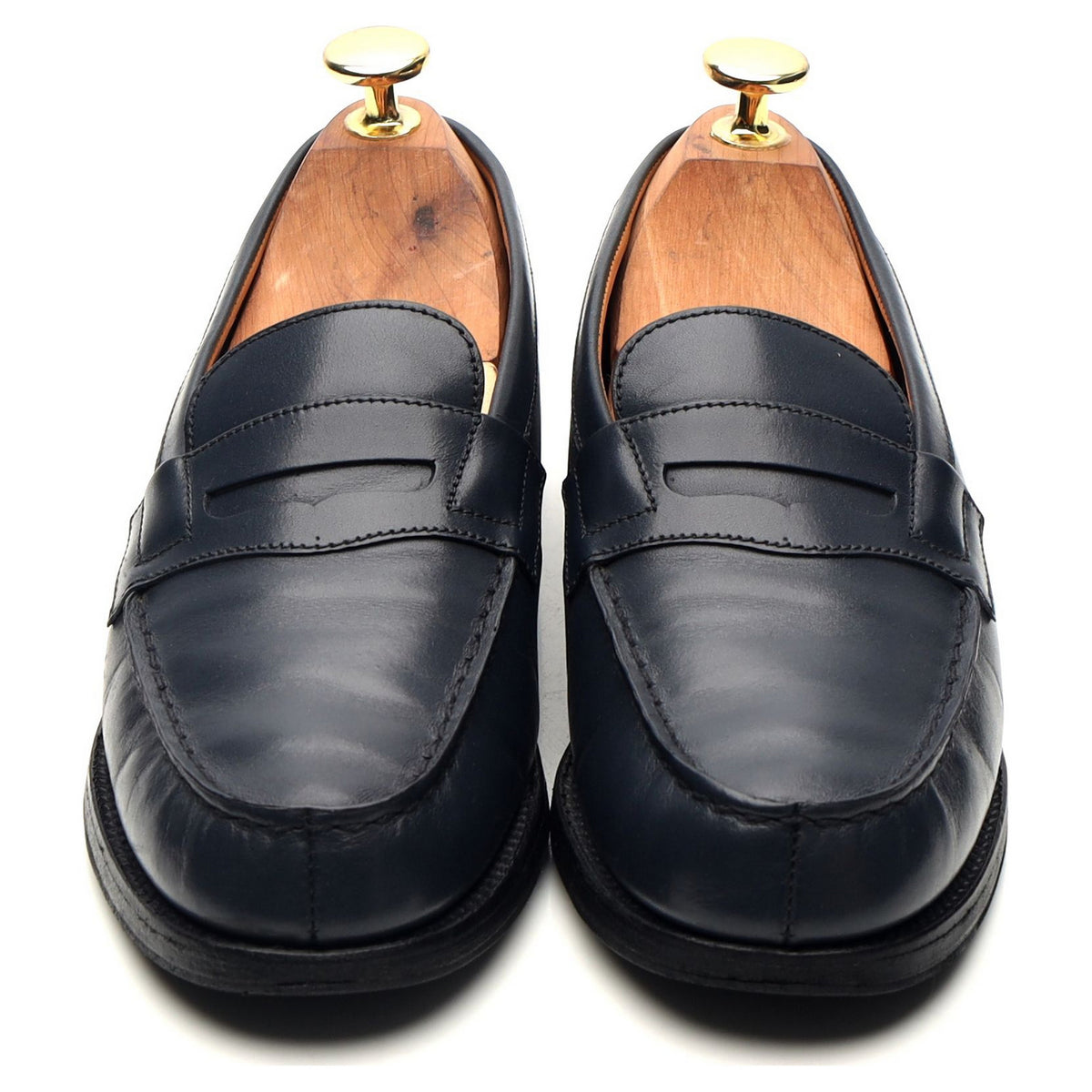 Women&#39;s &#39;180 Mocassin&#39; Navy Blue Leather Loafers 3 C UK 4