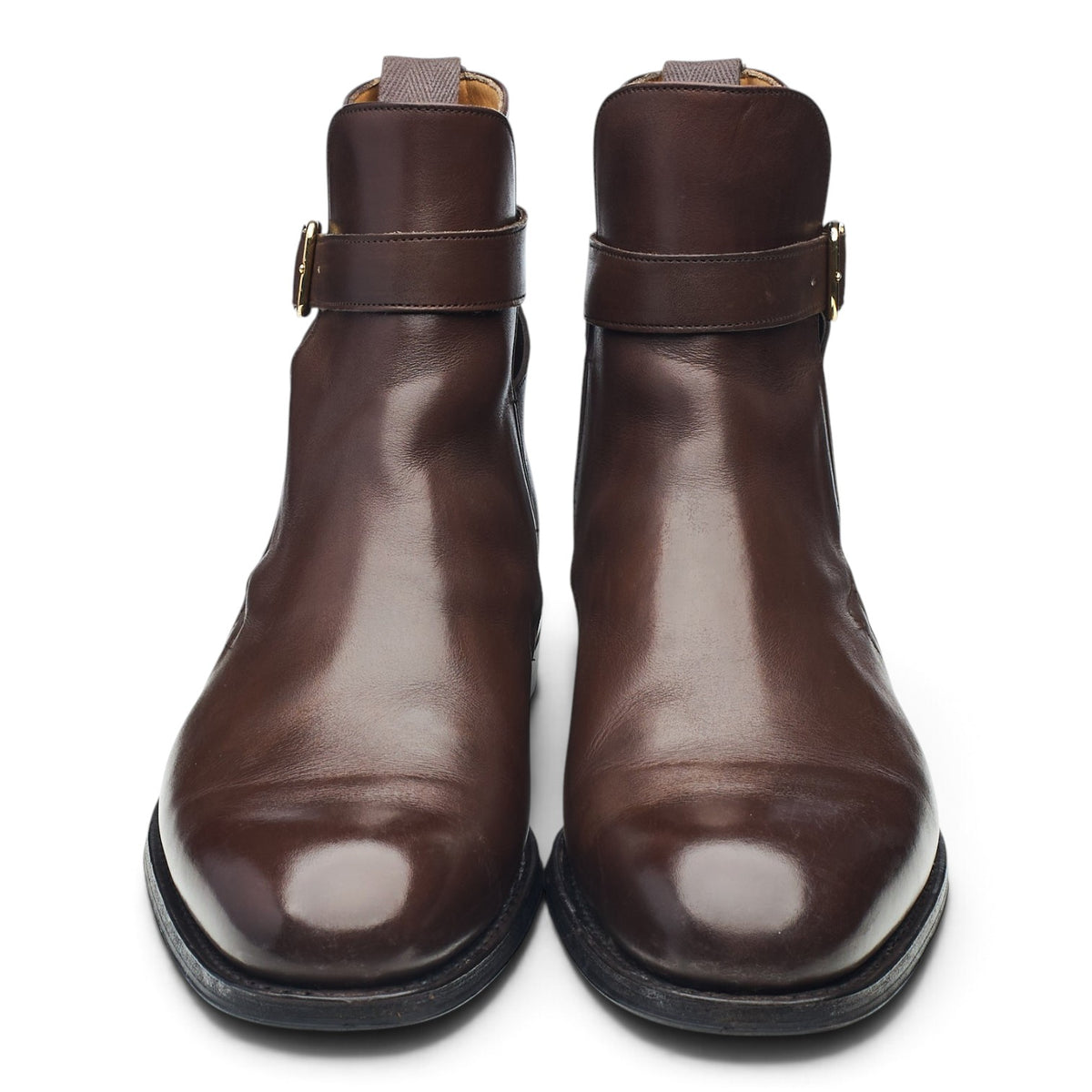 'Bletsoe' Dark Brown Leather Jodhpur Boots UK 8 G