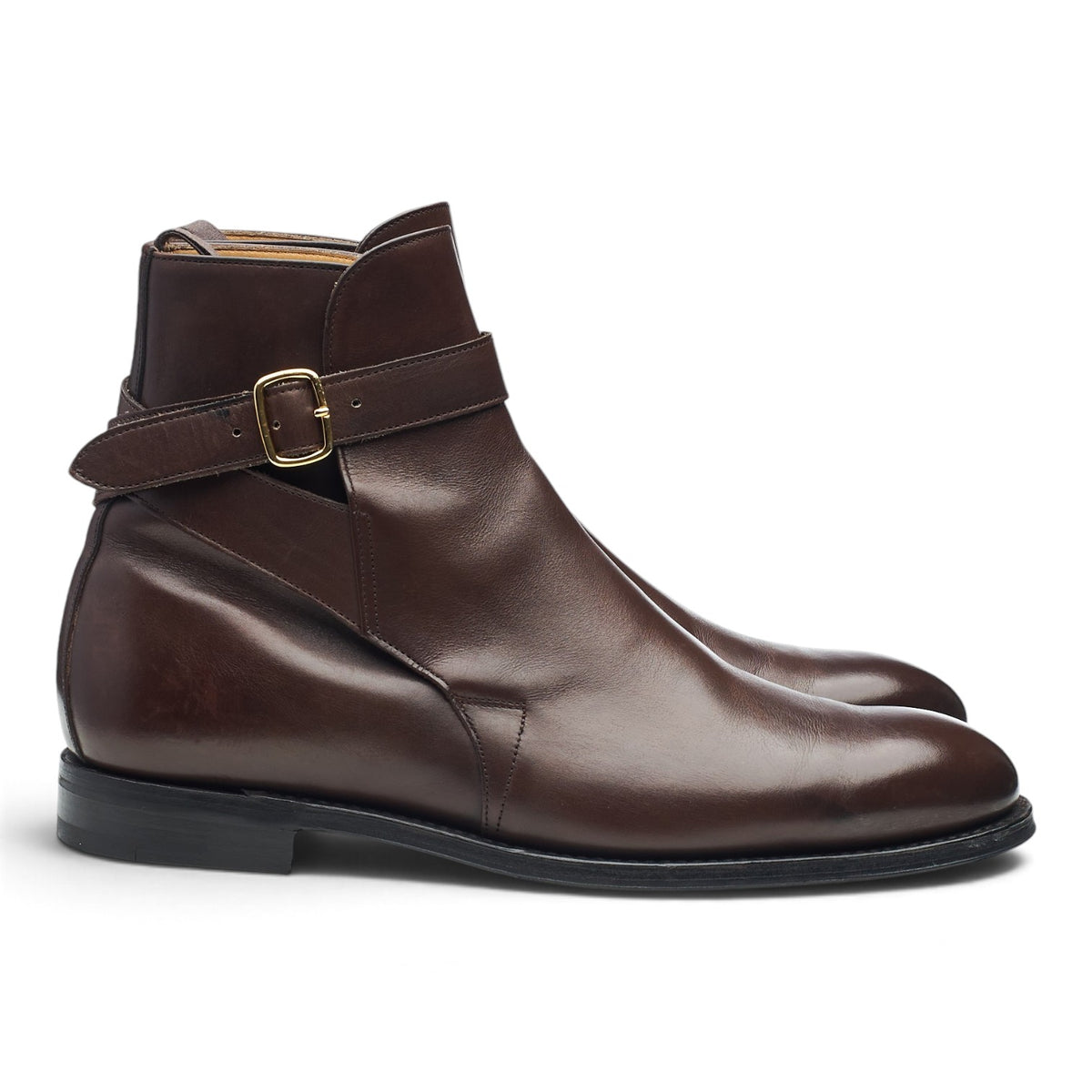 'Bletsoe' Dark Brown Leather Jodhpur Boots UK 8 G