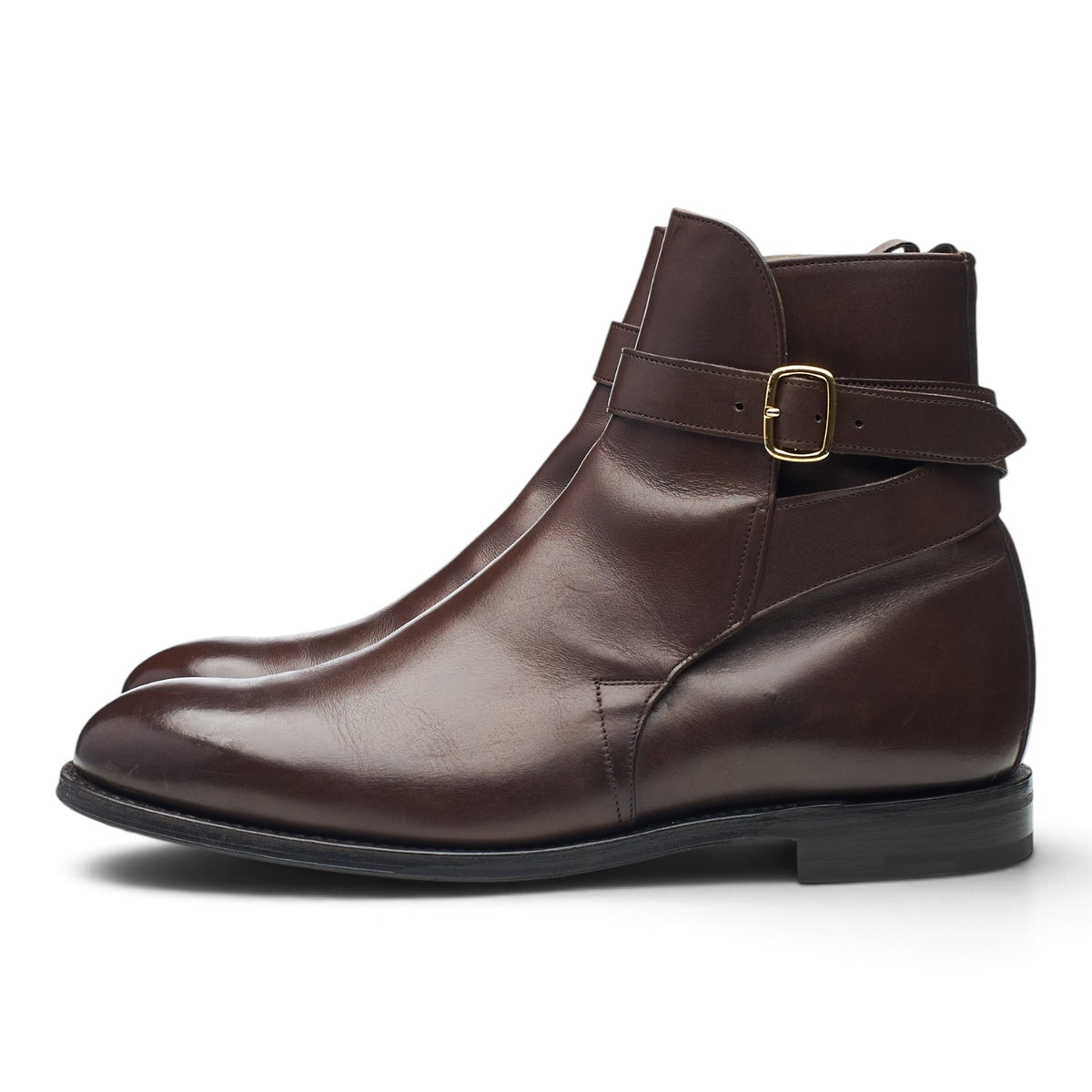 'Bletsoe' Dark Brown Leather Jodhpur Boots UK 8 G