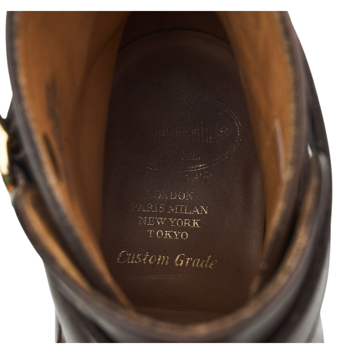 'Bletsoe' Dark Brown Leather Jodhpur Boots UK 8 G