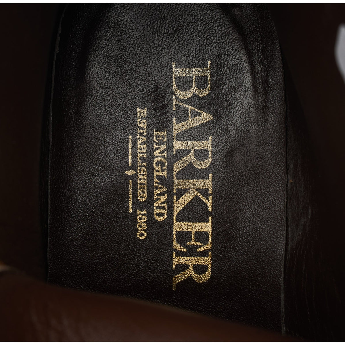 'Butcher' Brown Leather Brogue Boots UK 8.5 F