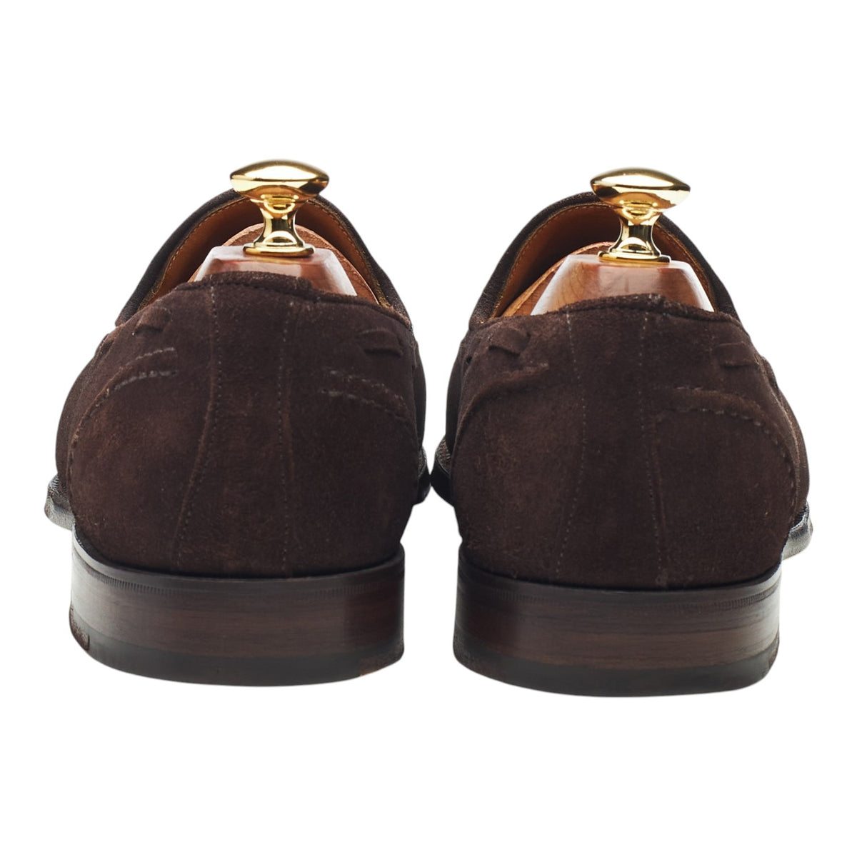 PWVC 'Harry' Dark Brown Suede Tassel Loafers UK 9 F