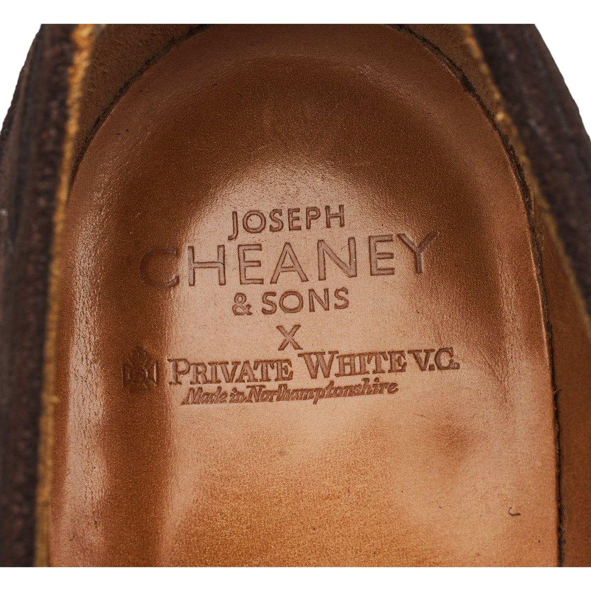 PWVC 'Harry' Dark Brown Suede Tassel Loafers UK 9 F