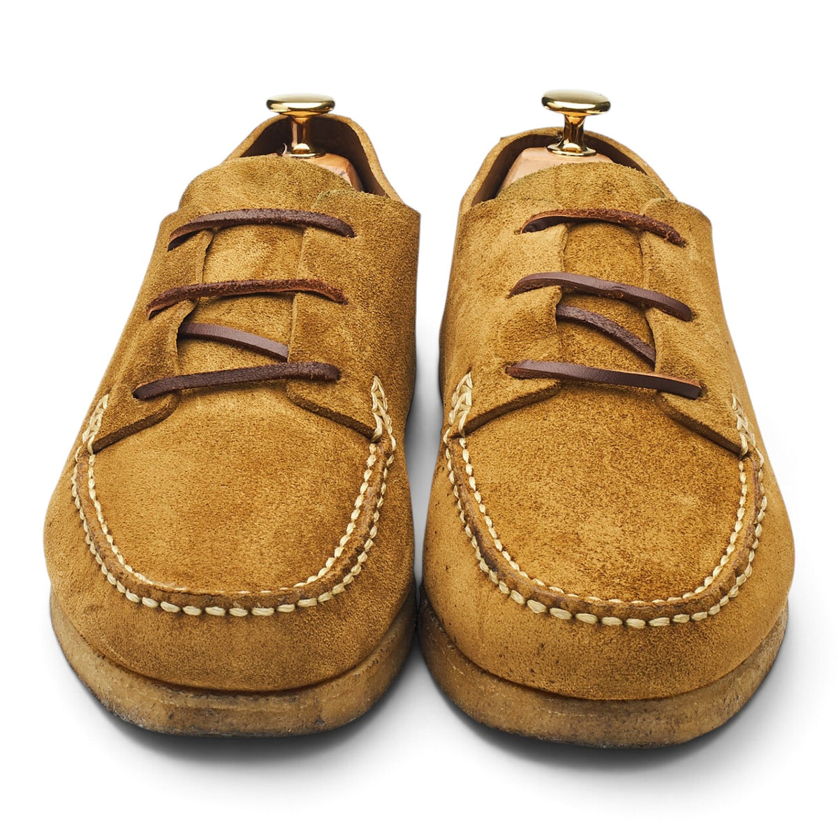'Sports 2 Pcs Moc' Tan Brown Suede Moccasins UK 9 US 10
